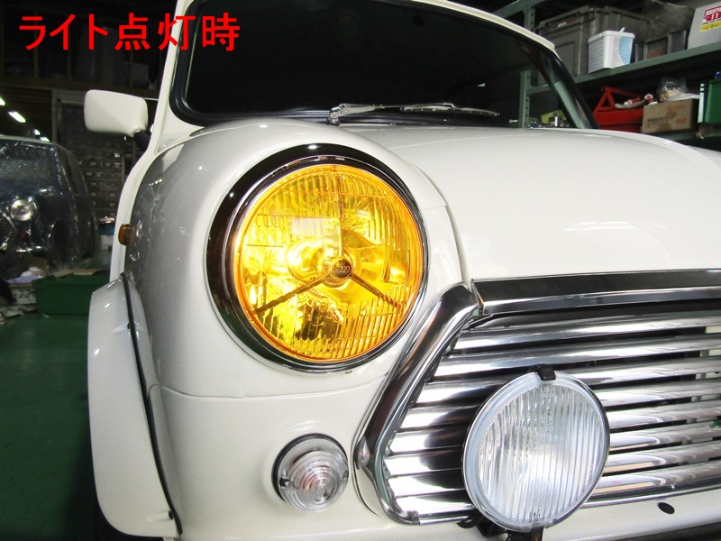 P-700スリーポイント H4ヘッドライト イエロー【2個1セット