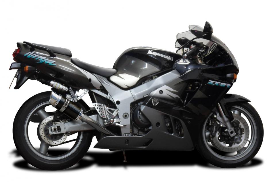Kawasaki ZX-9R Ninja 1994-1997 Slip On 9″ Oval Stainless Exhaust