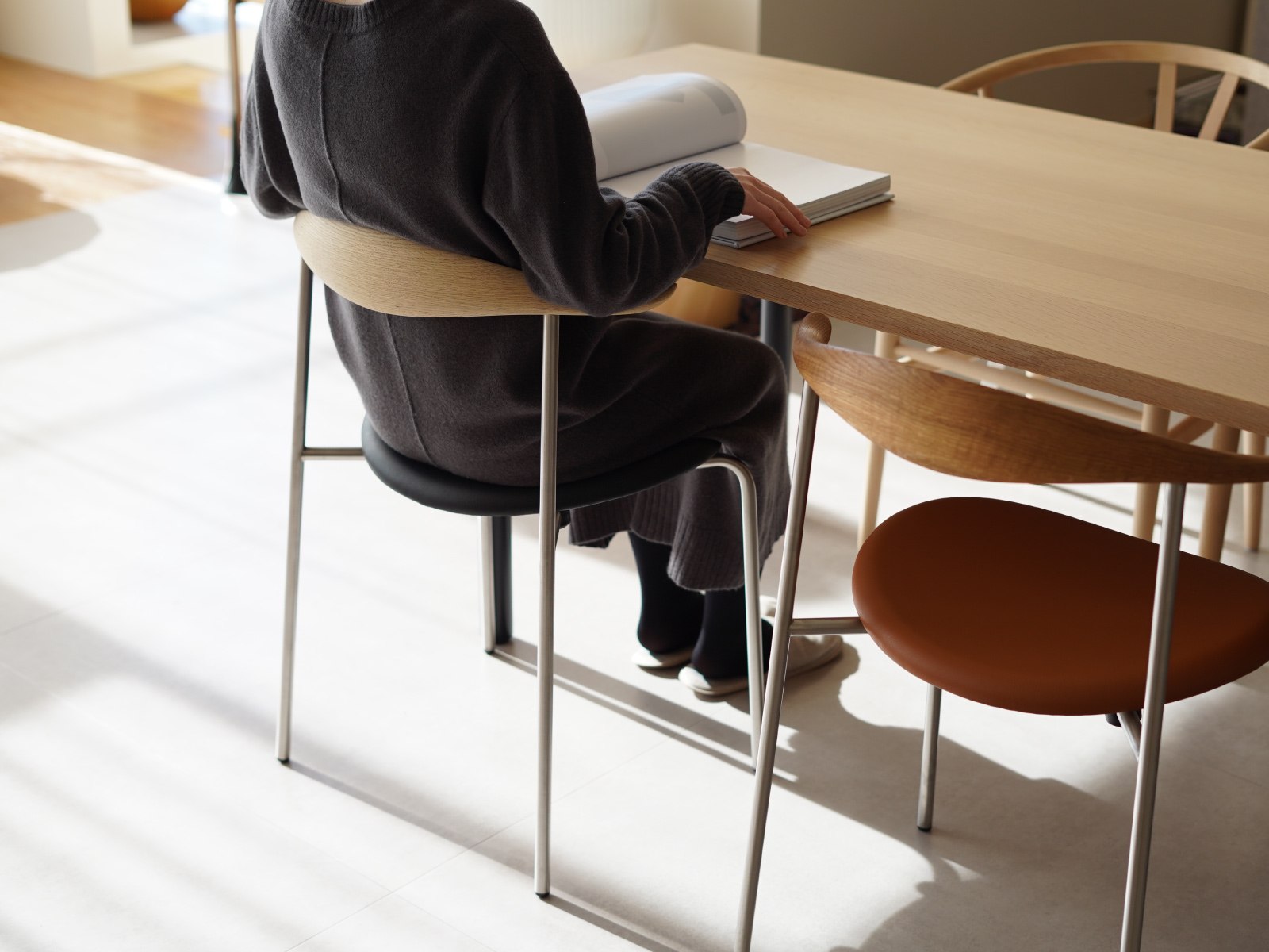 CH88P オーク ソープフィニッシュ ステンレスフレーム THOR301