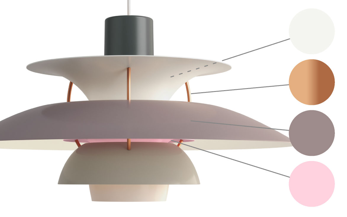 ルイスポールセン（Louis Poulsen） PH5 / グレー・グラデーション