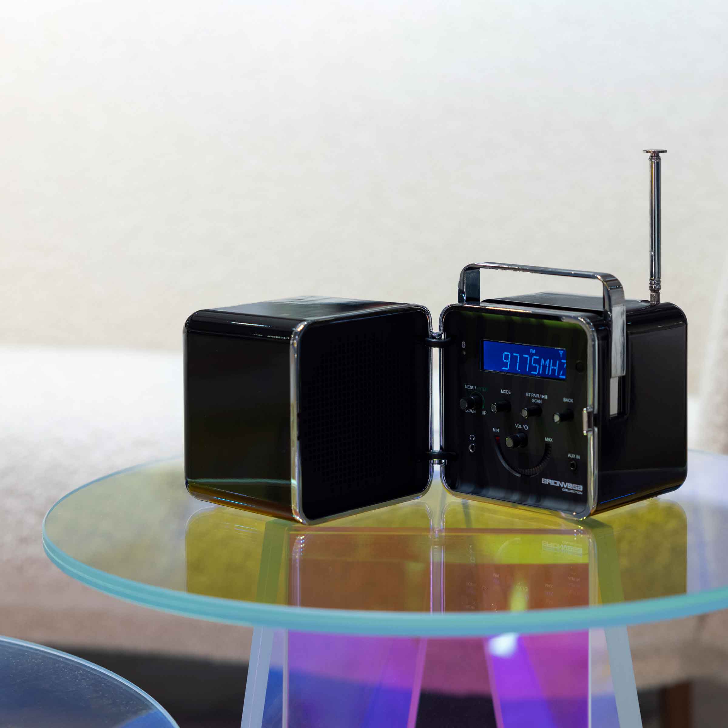 Bluetooth Radio RADIO.CUBO 50° by Sapper & Zanuso for Brionvega