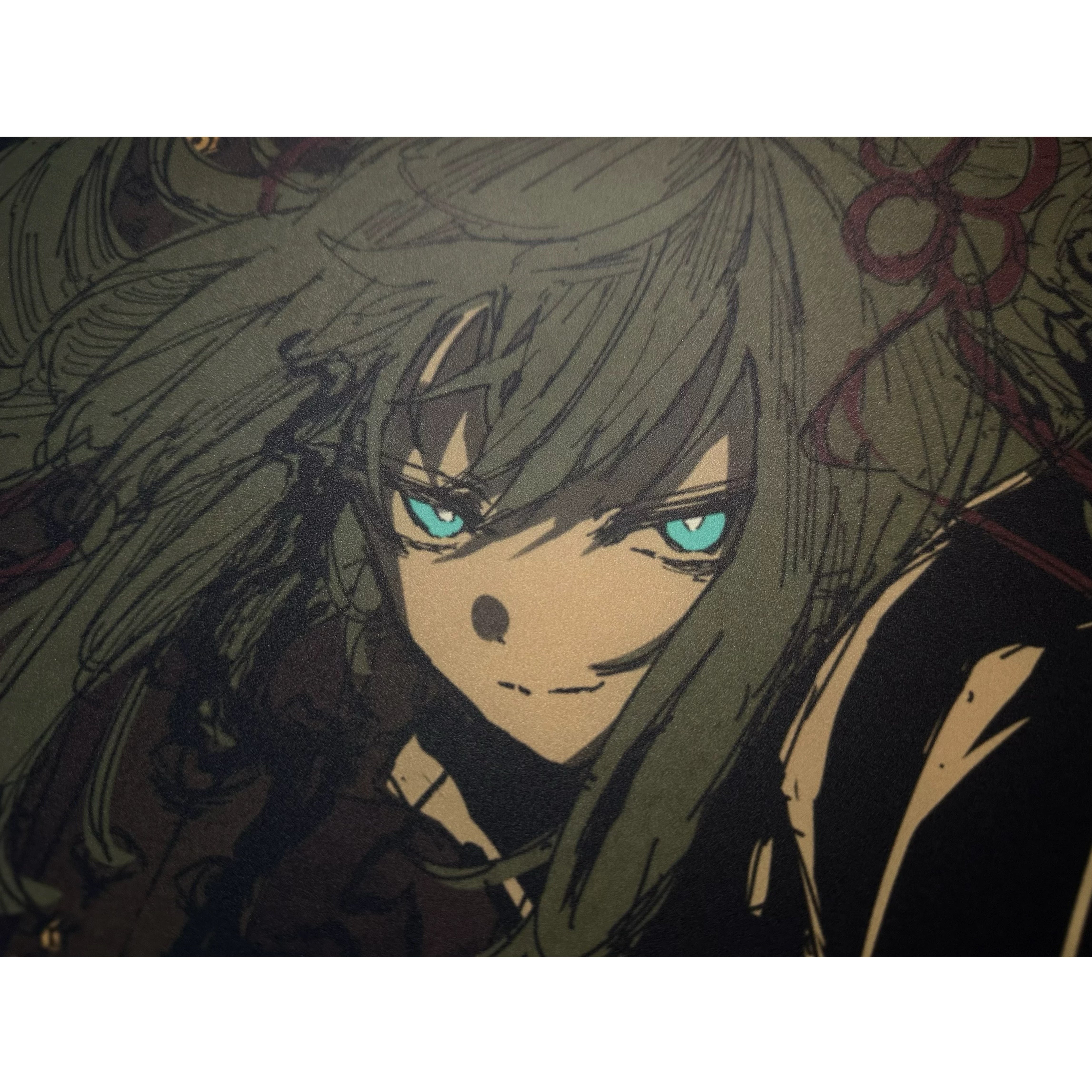 AbyssGaming ガラス製ゲーミングマウスパッド Abyss × WaShiYa [ひすい]