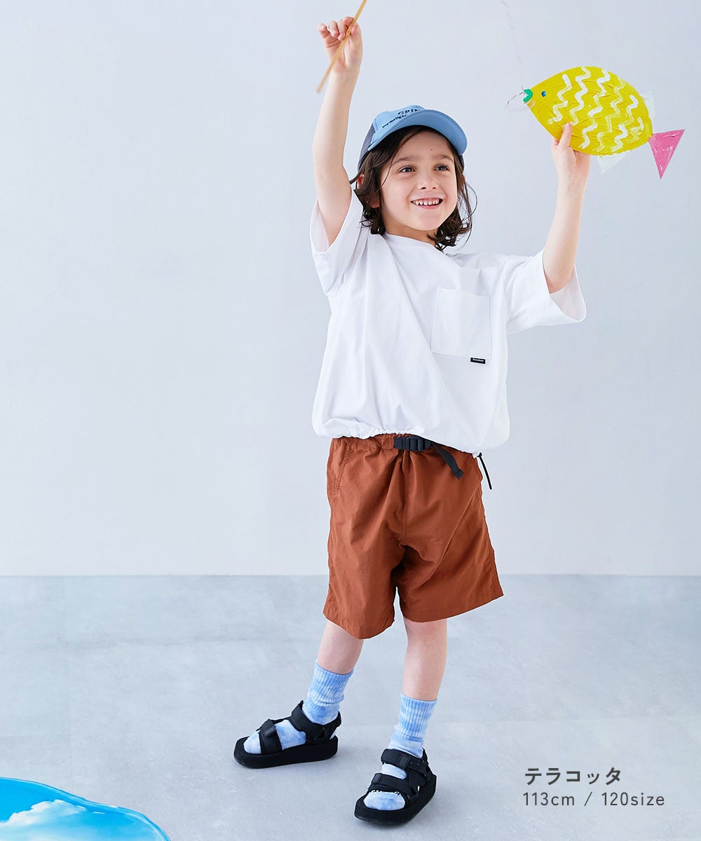 水はじく】撥水ナイロン ハーフパンツ(水陸両用) | 子供服の通販