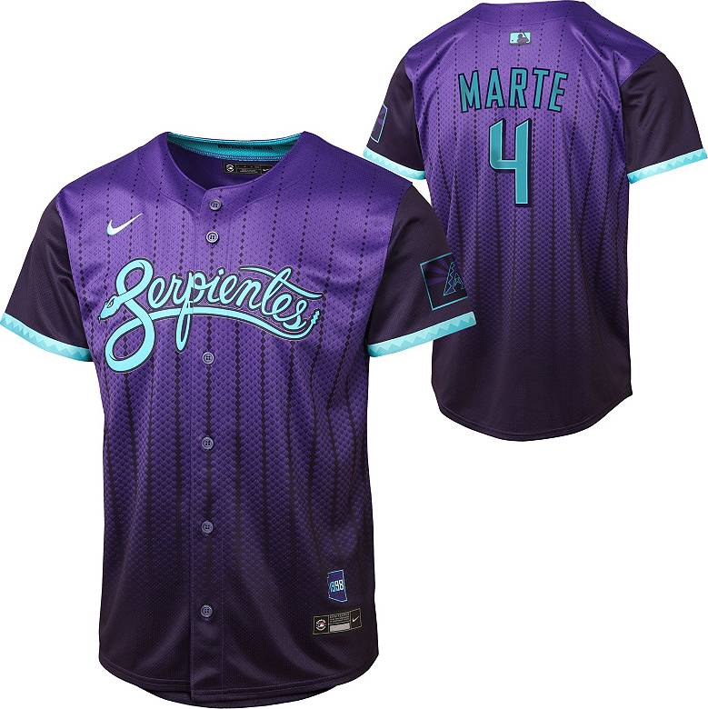 Nike Youth Arizona Diamondbacks Ketel Marte #4 City Connect Purple