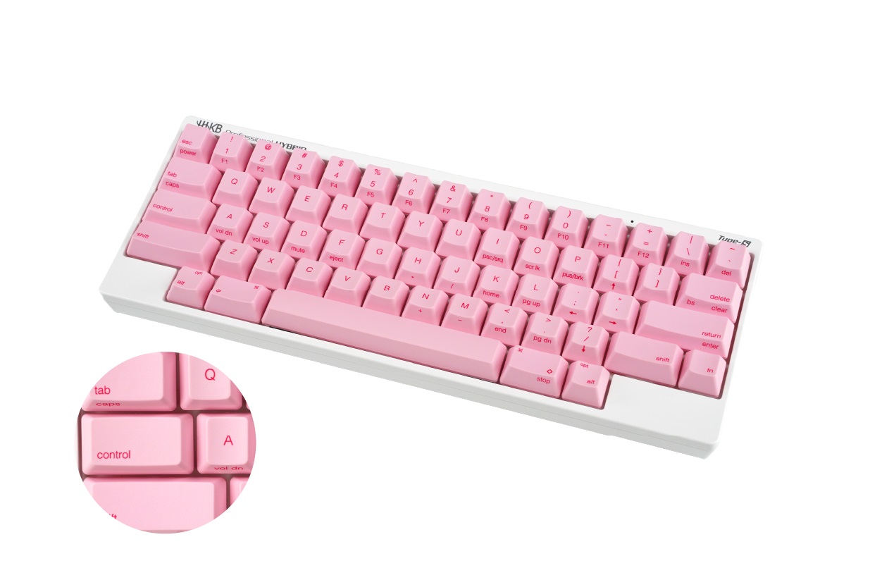PFUの高性能コンパクトキーボード「HHKB Professionalシリーズ」に桜を