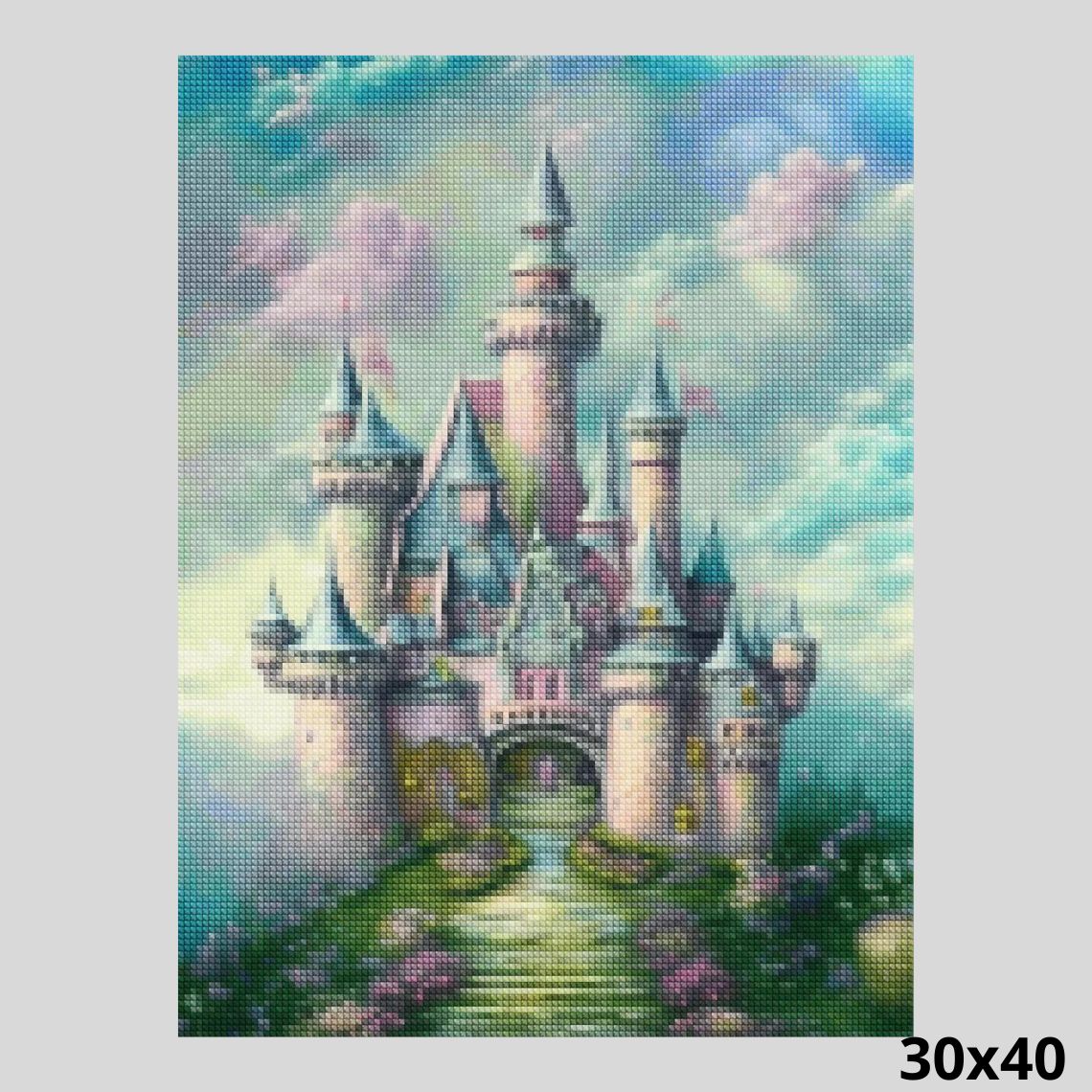 Elven Castle in Heavens - Diamond Painting Kit – Diamond Art World