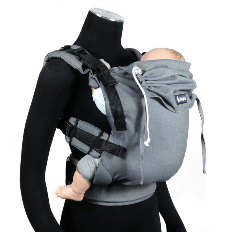 男女兼用で新生児から使える抱っこ紐 ｜ディディモス グラファイト