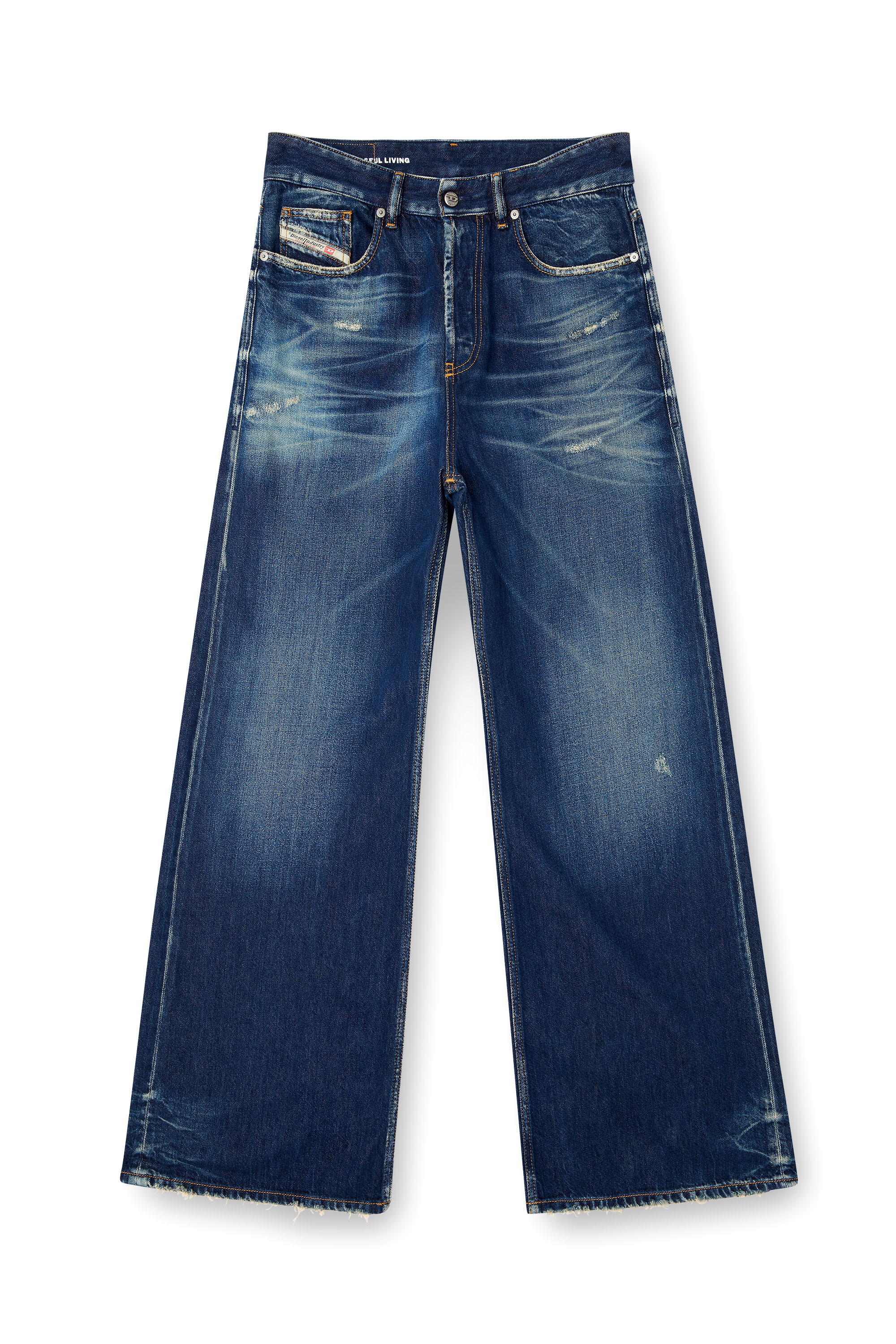 Men's Relaxed Jeans | Dark Blue | Diesel D-Rise
