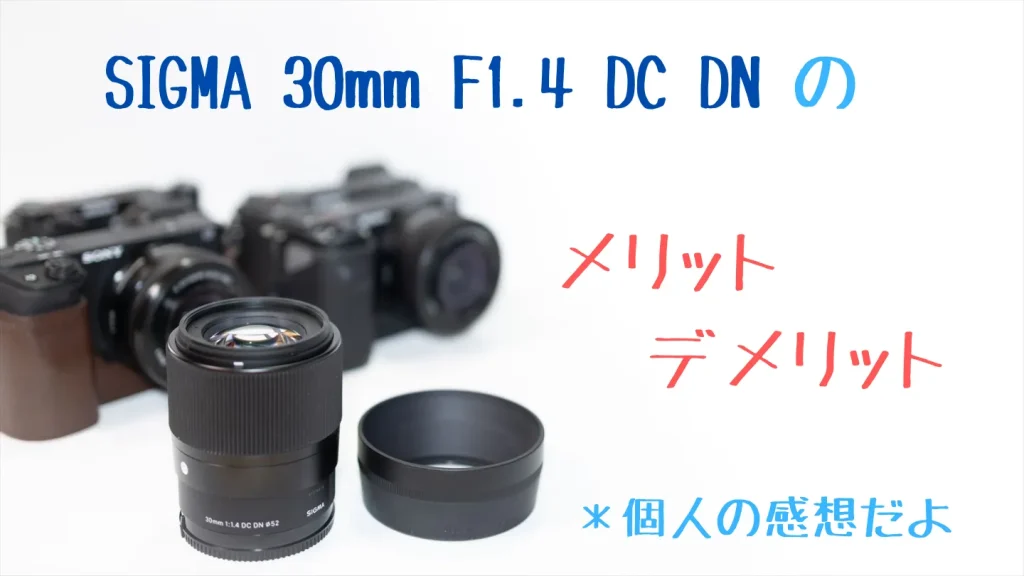 初めての単焦点レンズに絶対おすすめ！SIGMA 30mm F1.4 DC DNレビュー
