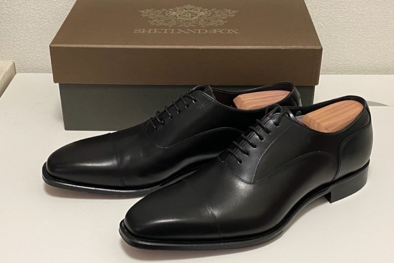 シェットランドフォックス アバディーン・ストレートチップ・開封