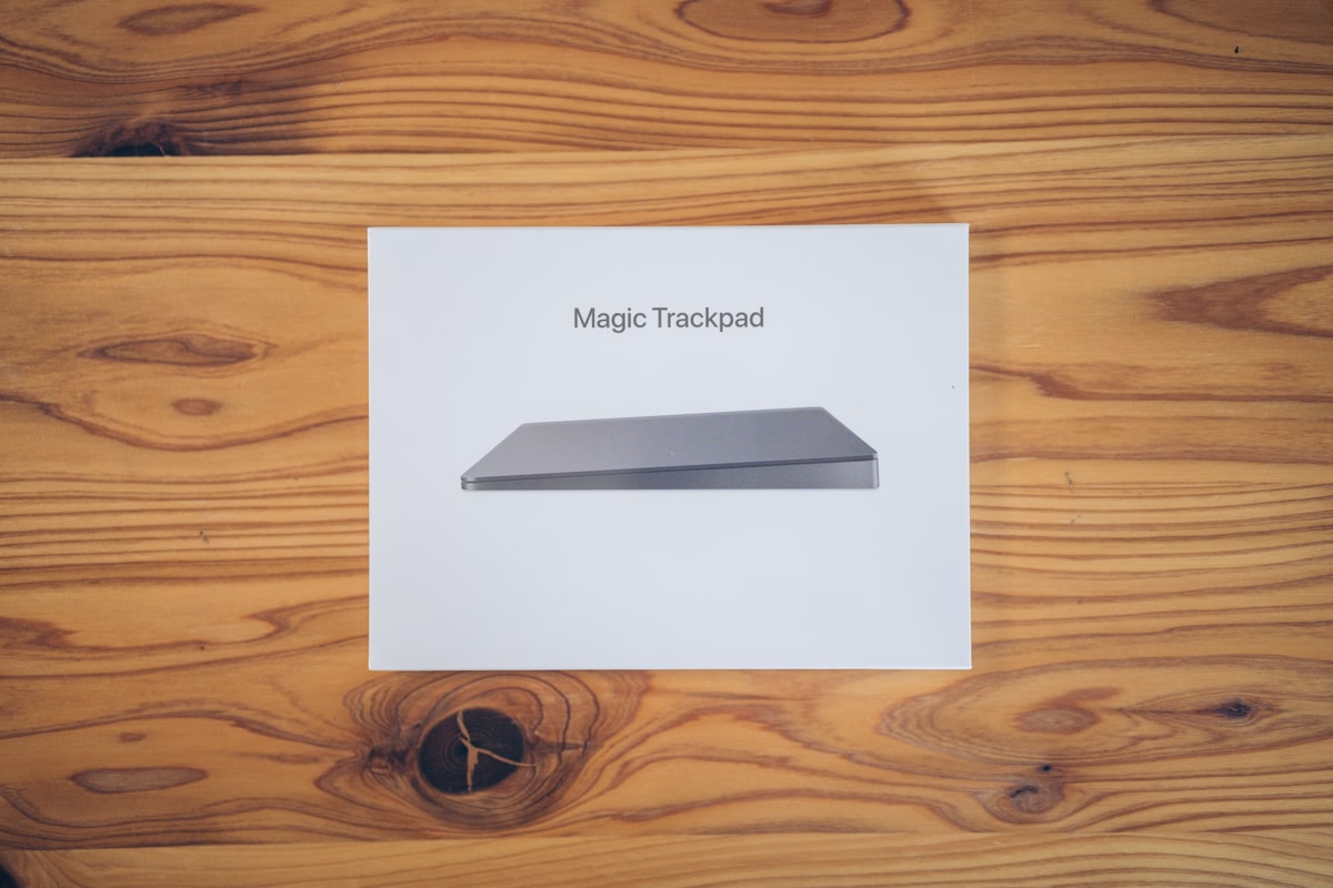 Magic Trackpad 2（スペースグレー）レビュー！MacBookをクラムシェル