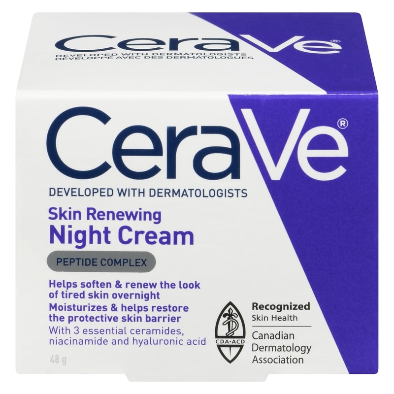 Cerave Anti-Aging Night Cream With Hyaluronic Acid & 3 Ceramides