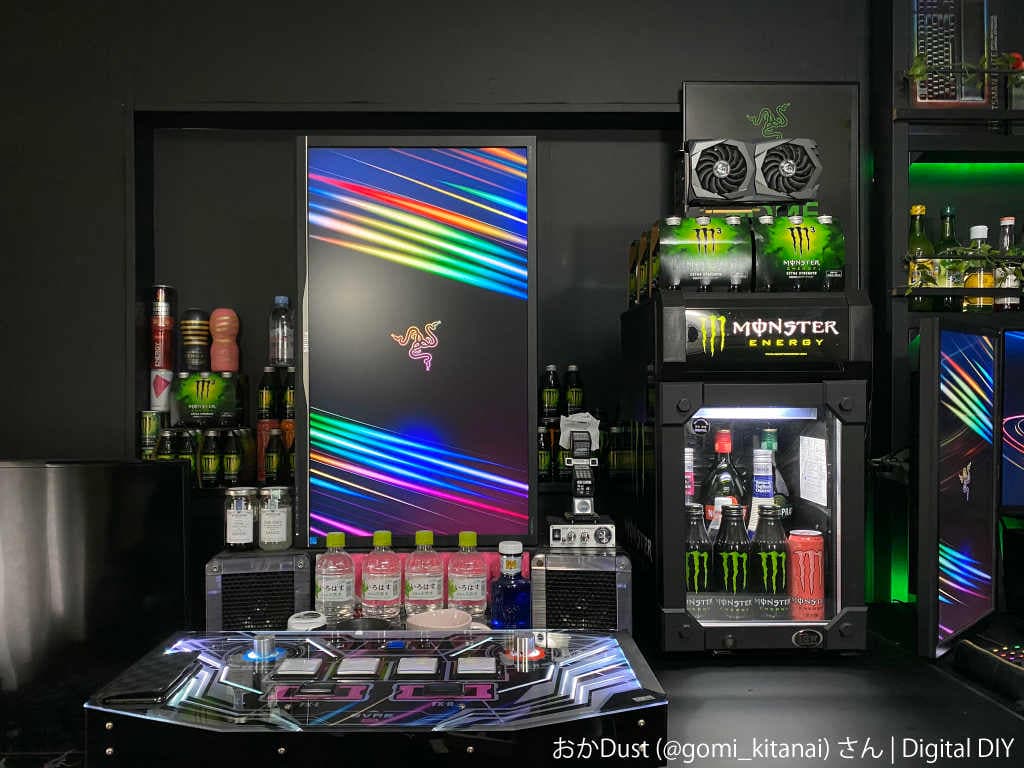 モンスターエナジー 販促品 ディスプレイ 冷蔵庫 ショーケース 非売品