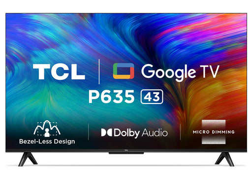 TCL 43P635 43-inch Google Smart Android UHD 4k HDR TV