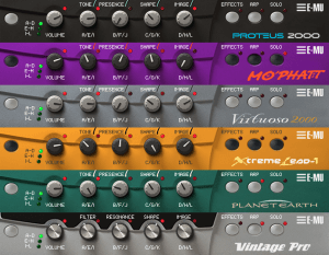 E-MU Modular System, Emulator & Proteus Sound Modules