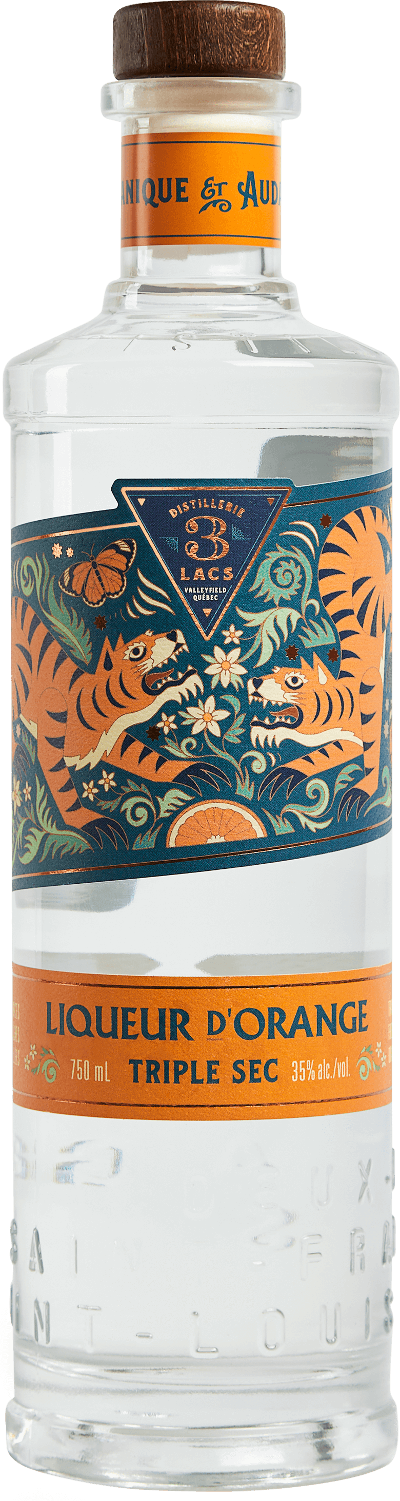 Orange Liqueur Triple Sec - Distillerie 3 Lacs
