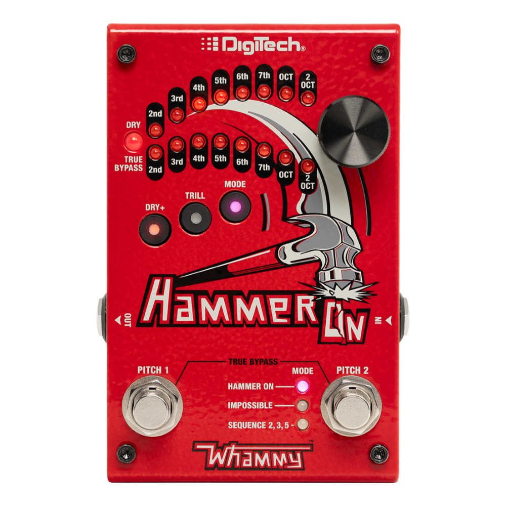 3つのピッチシフトモードと新機能搭載のワーミー「DigiTech HammerOn