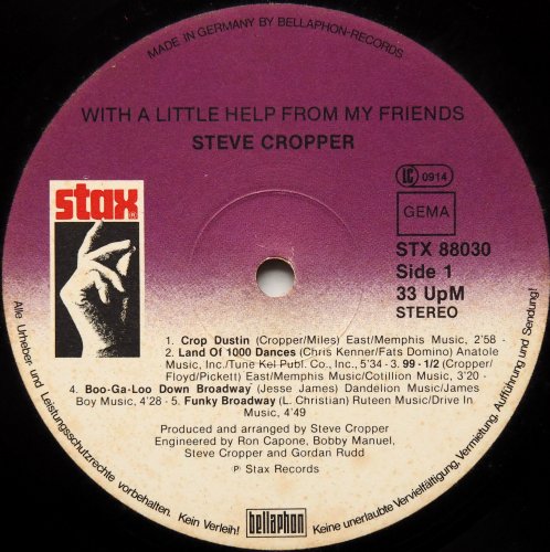 Steve Cropper / With A Little Help From My Friends - DISK-MARKET