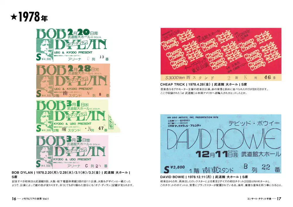 新品入荷】3/29(土) 70年代初頭から80年代中頃までの来日コンサートの