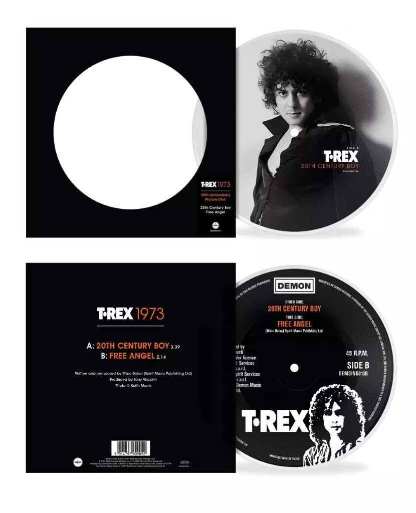 20TH CENTURY BOY (50TH ANNIVERSARY) PICTURE DISC/T. REX/T