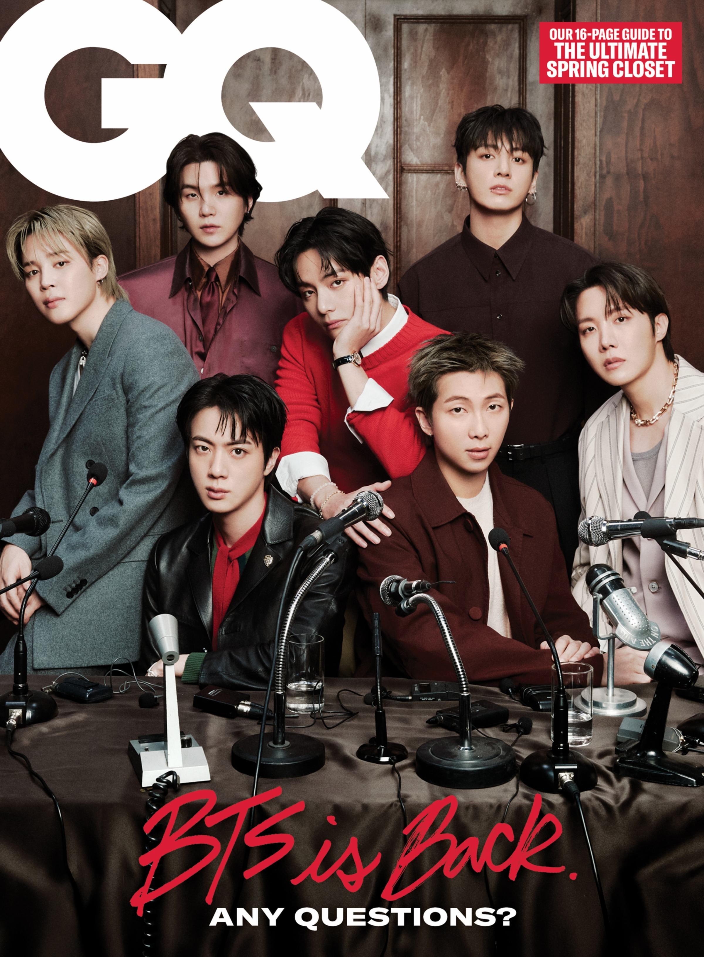 BTS Becomes First Korean Artist to Cover GQ in 15 Countries | DIPE