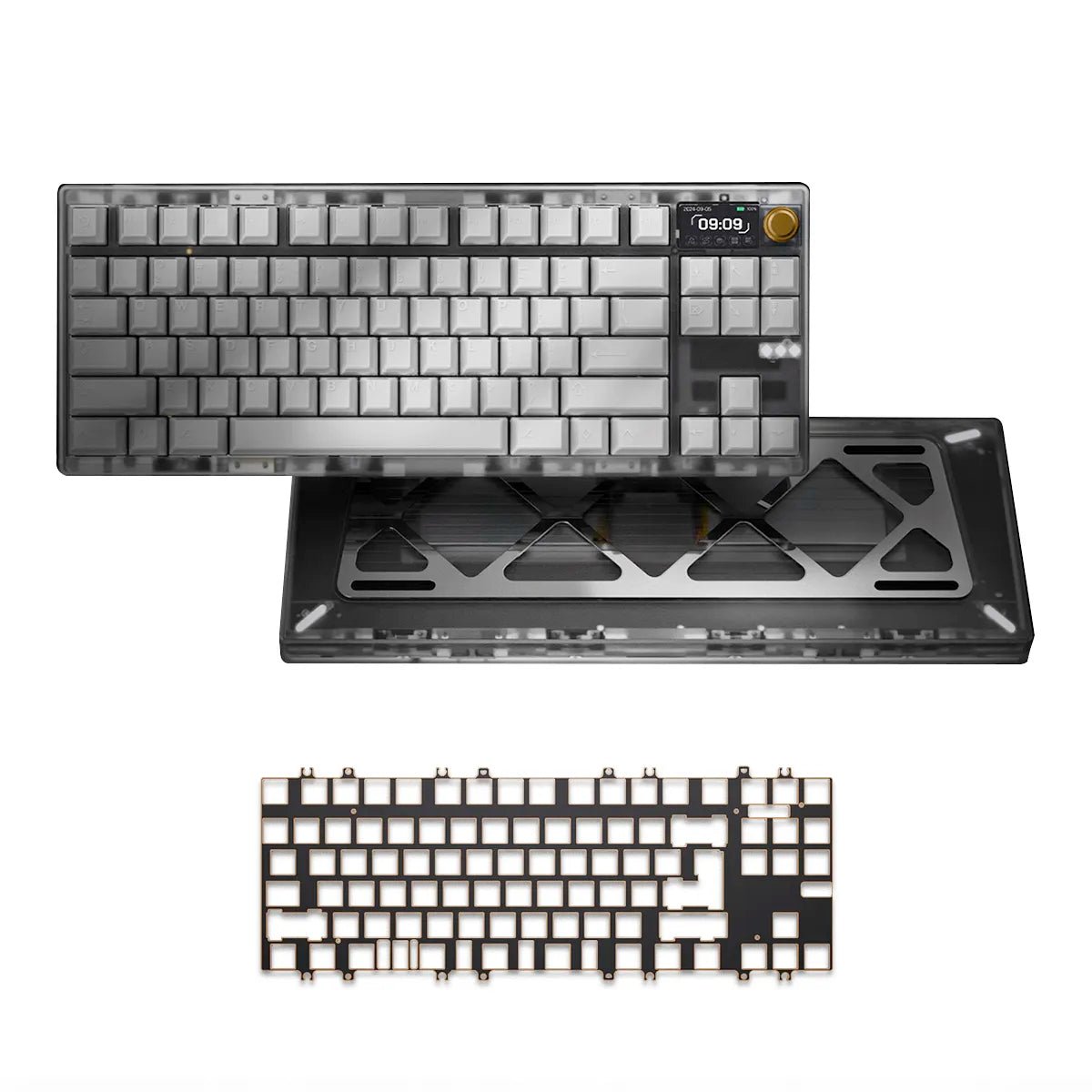 Meletrix Zoom DYNA TKL Keyboard - Frosted Clear – Divinikey