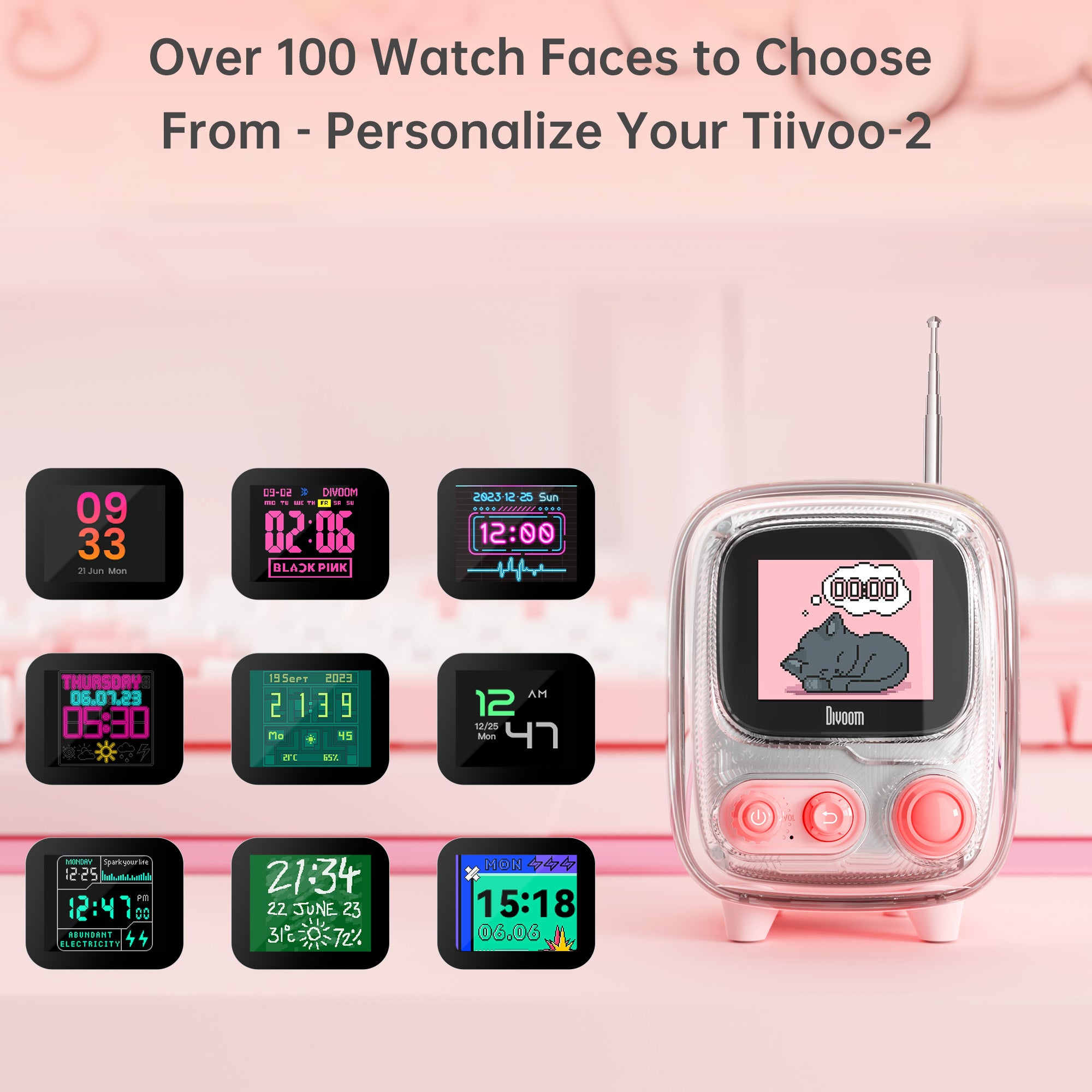 Divoom Tiivoo-2 Photo Album & Bluetooth Speaker