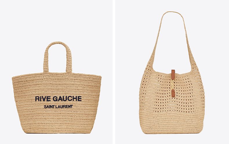 夏の相棒は【サンローラン】の新作ラフィアバッグ | Domani