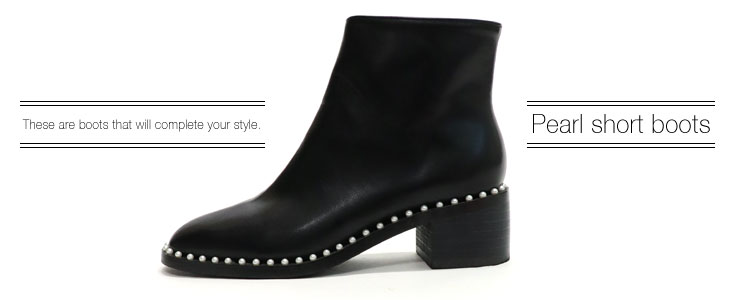 Akiron×Donoban 第一弾コラボ！パールショートブーツ