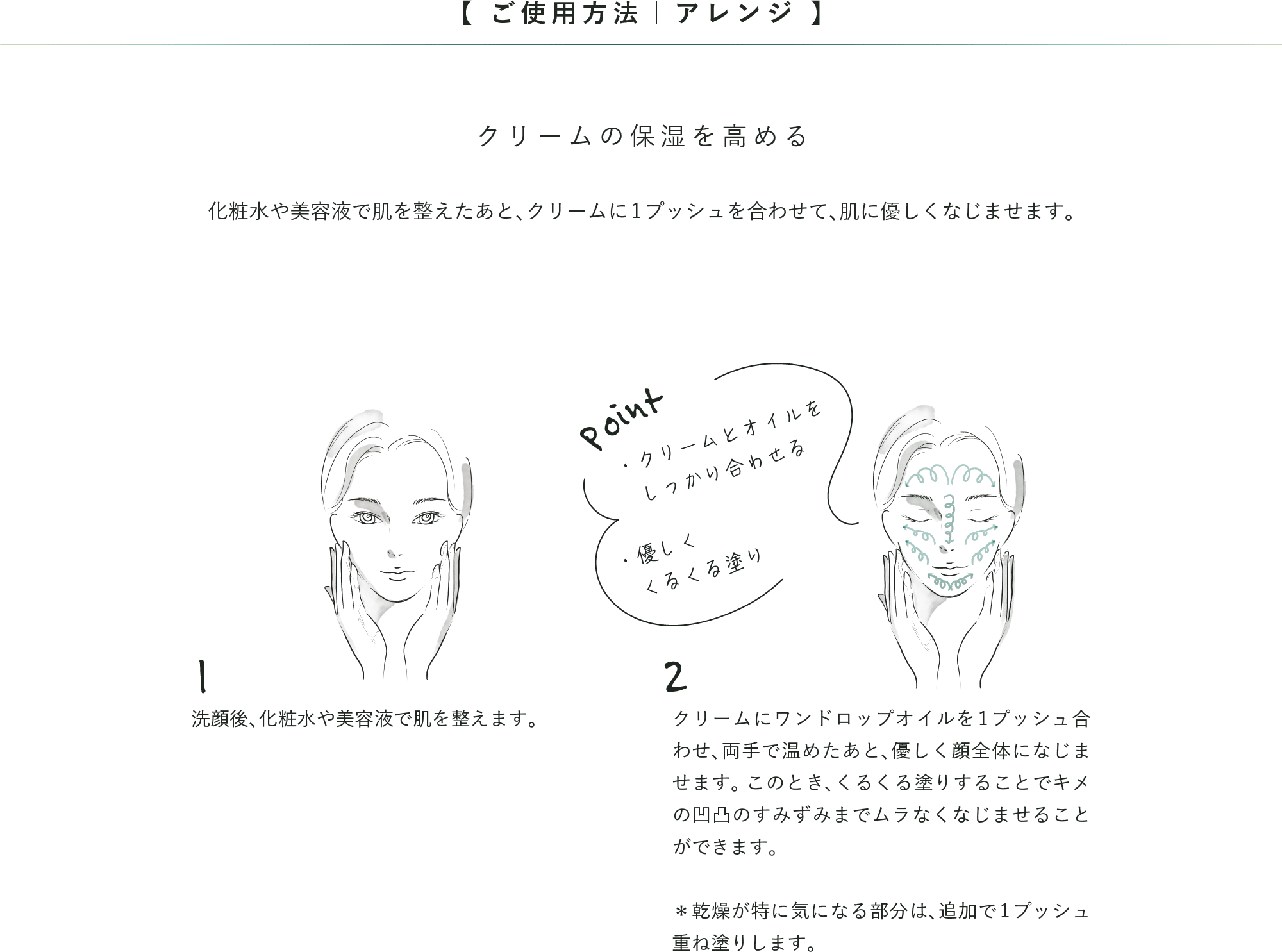 ONE DROP OIL｜DOC Skincare｜肌のチカラを高め、肌を育む。自宅で