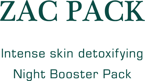 ZAC PACK｜DOC Skincare｜肌のチカラを高め、肌を育む。自宅でできる高