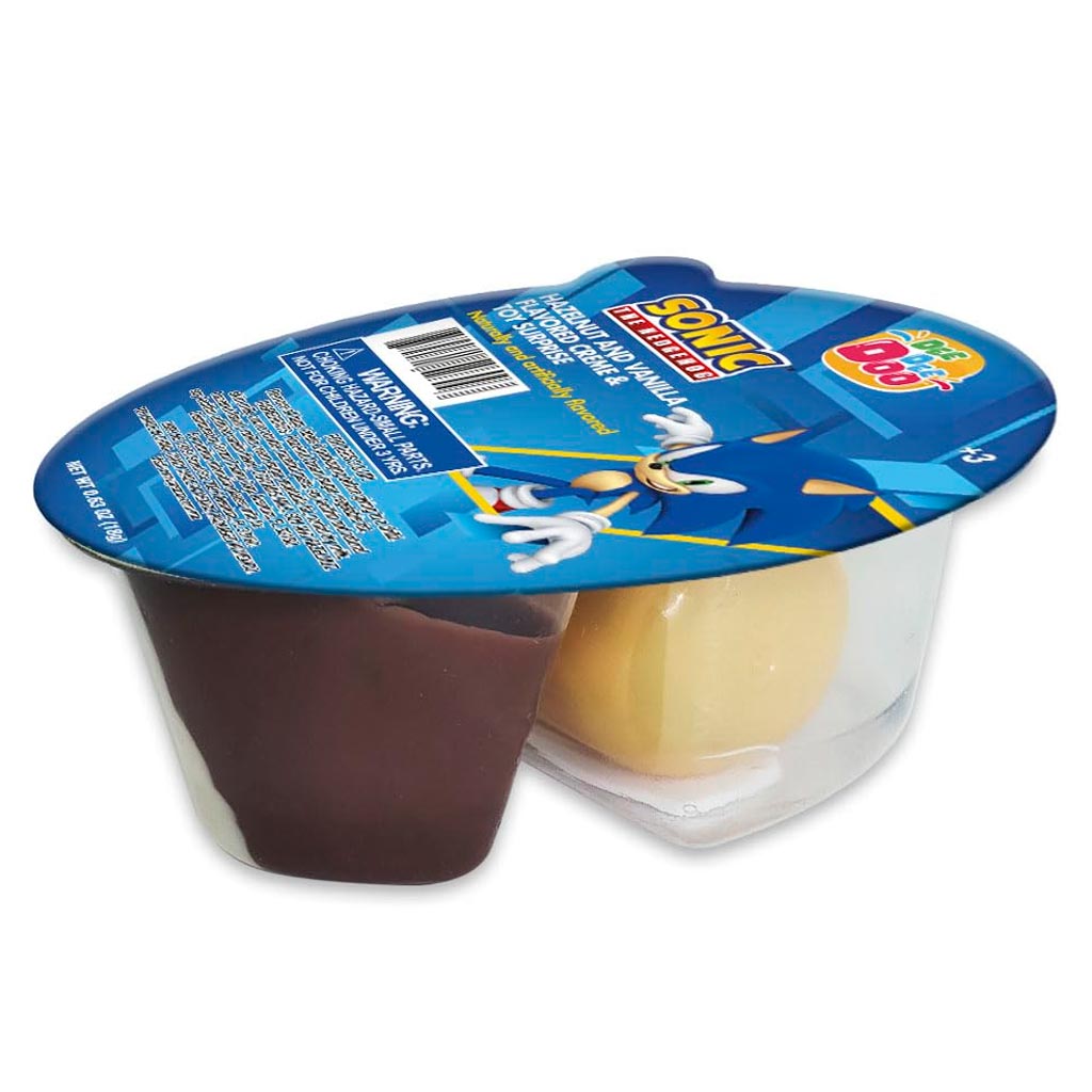 Creme Chocolate e Baunilha com Surpresa Sonic 18g c/4 - Dee Dee