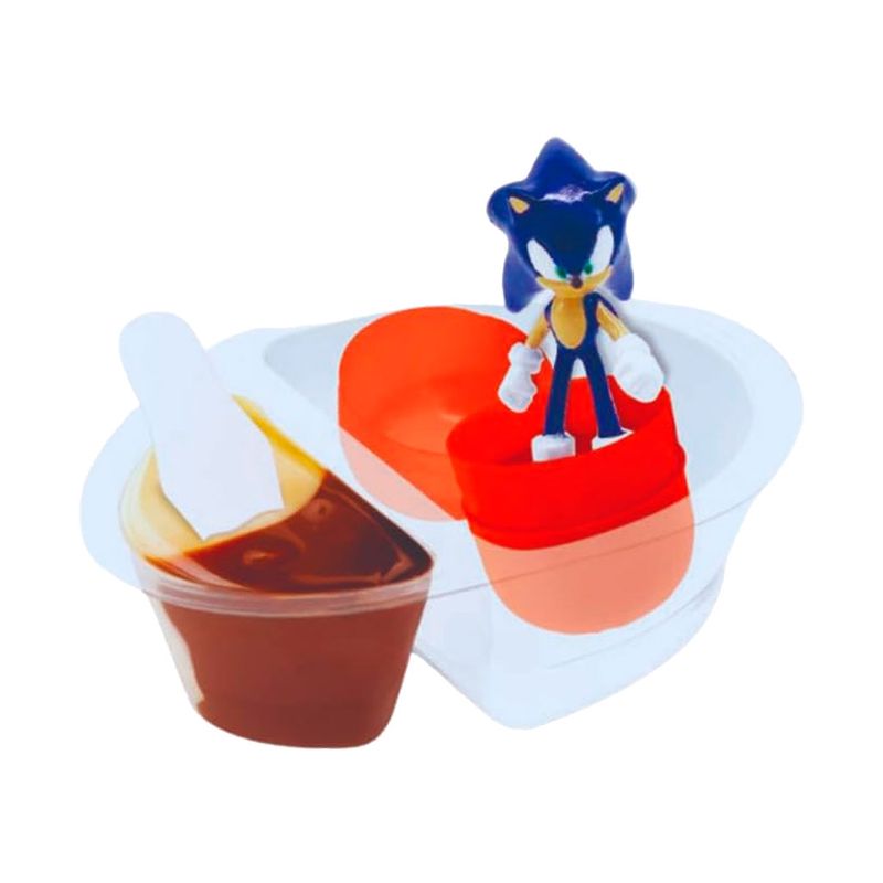 Creme Chocolate e Baunilha com Surpresa Sonic 18g c/4 - Dee Dee
