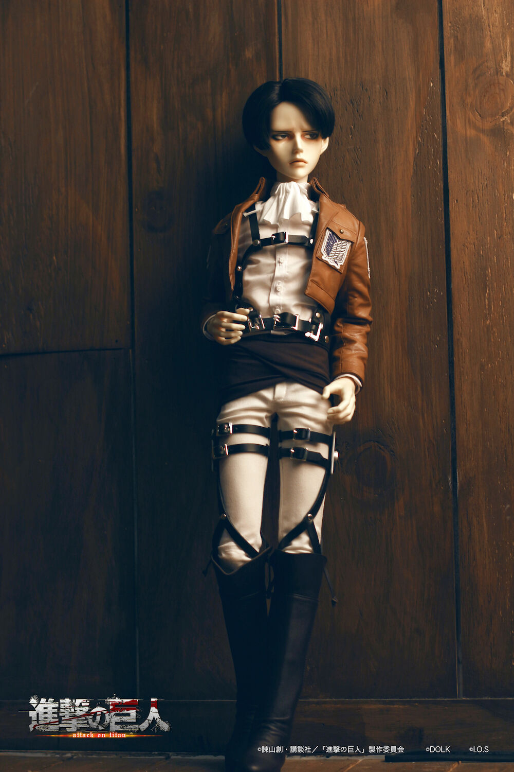 進撃の巨人」リヴァイ兵長 キャストドール （調査兵団ver.）｜DOLK