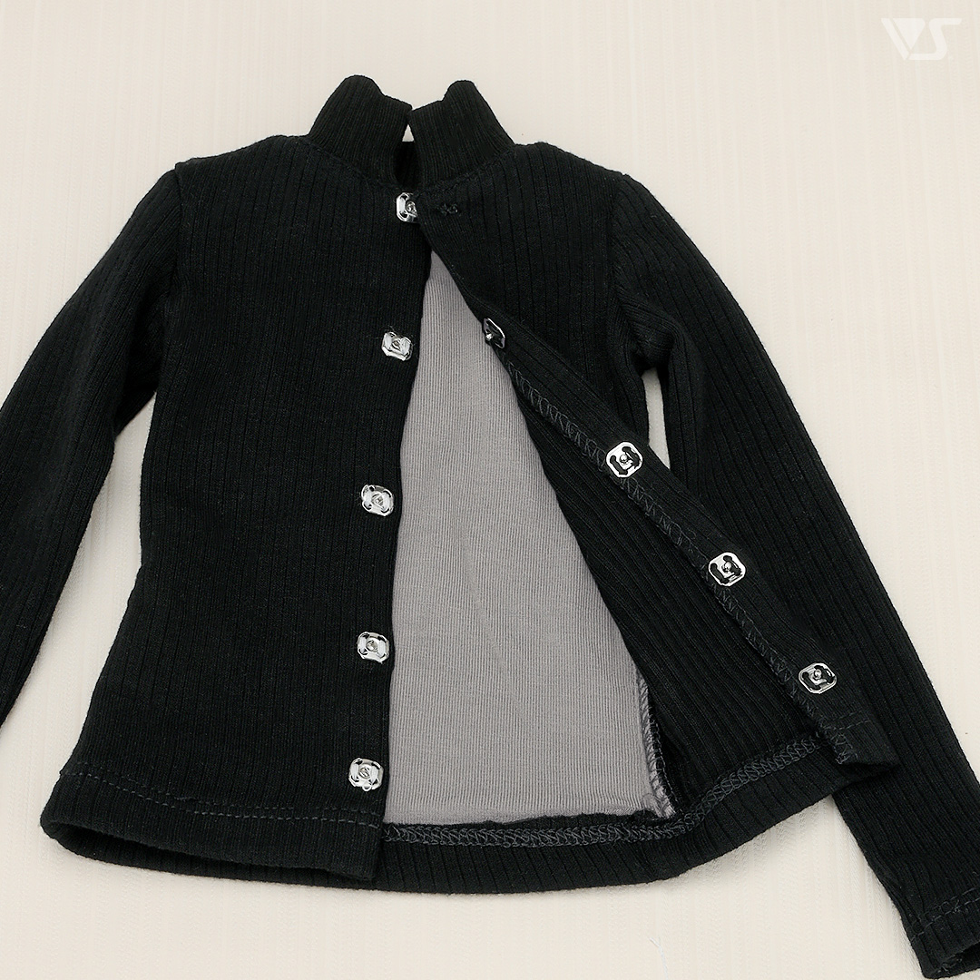 ハイネックリブニット（黒） | ボークス公式 ドルフィーオンラインストア