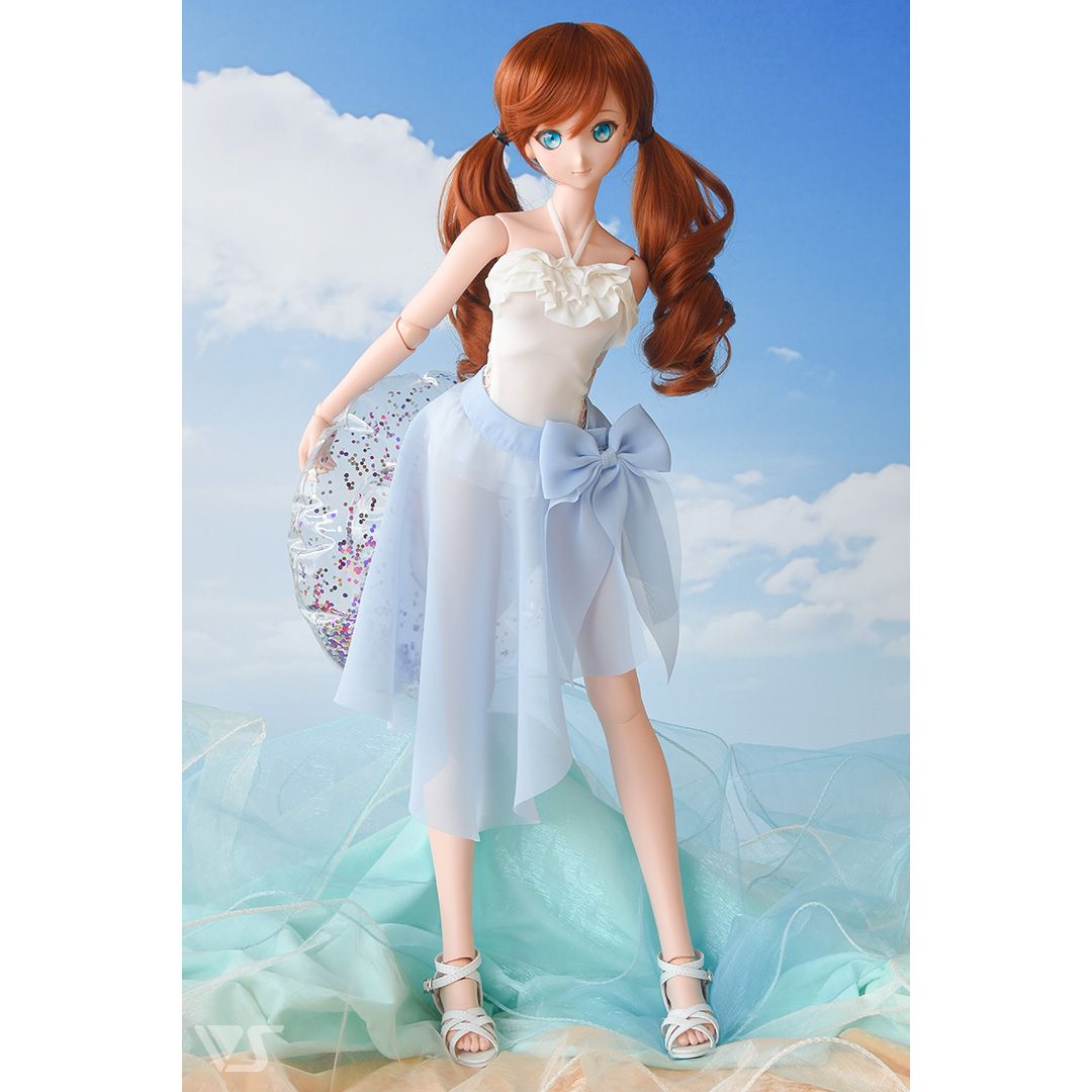 水着セット（パレオ・水色） | ボークス公式 ドルフィーオンラインストア