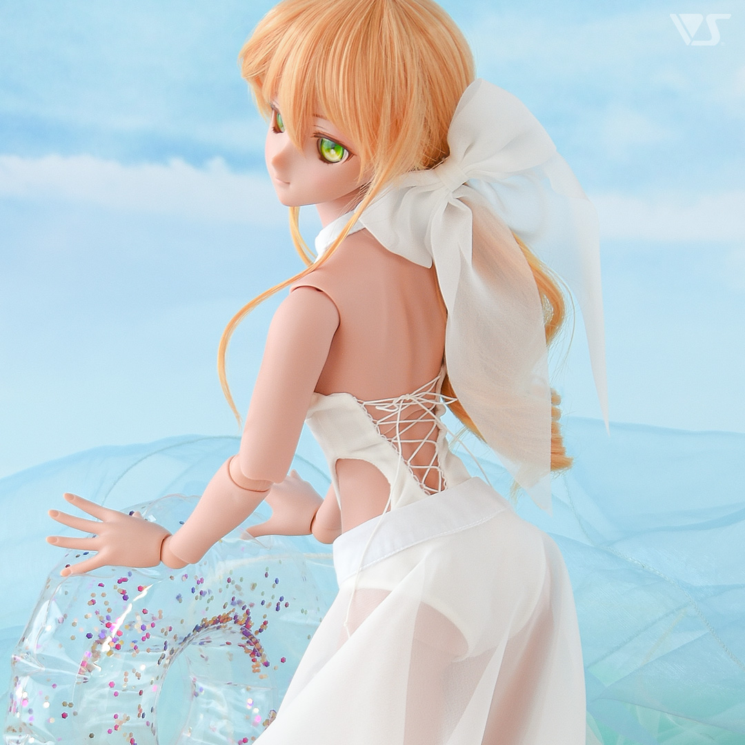 水着セット（パレオ・白） | ボークス公式 ドルフィーオンラインストア