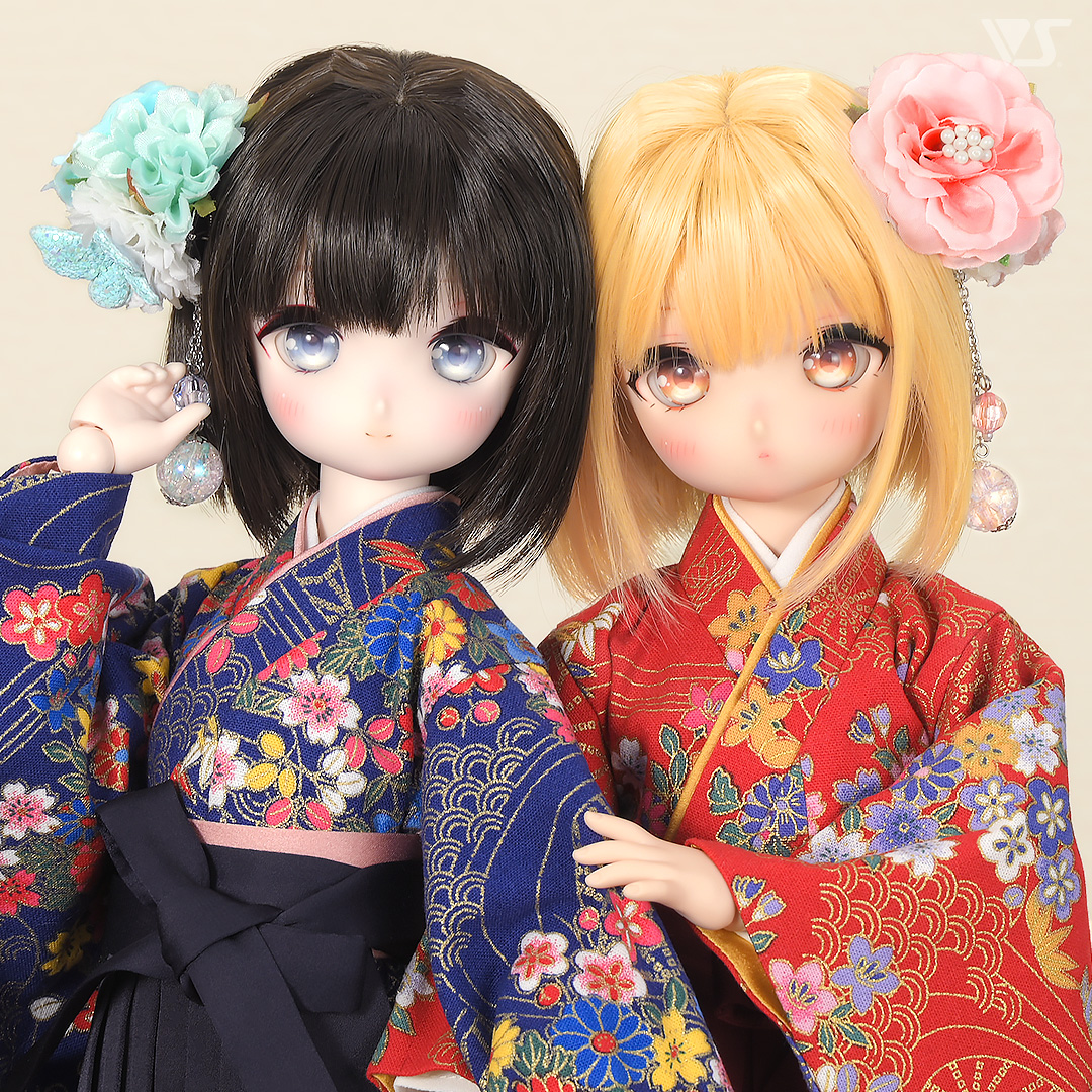 華やか袴セット（藍色）・ミニ | ボークス公式 ドルフィーオンラインストア