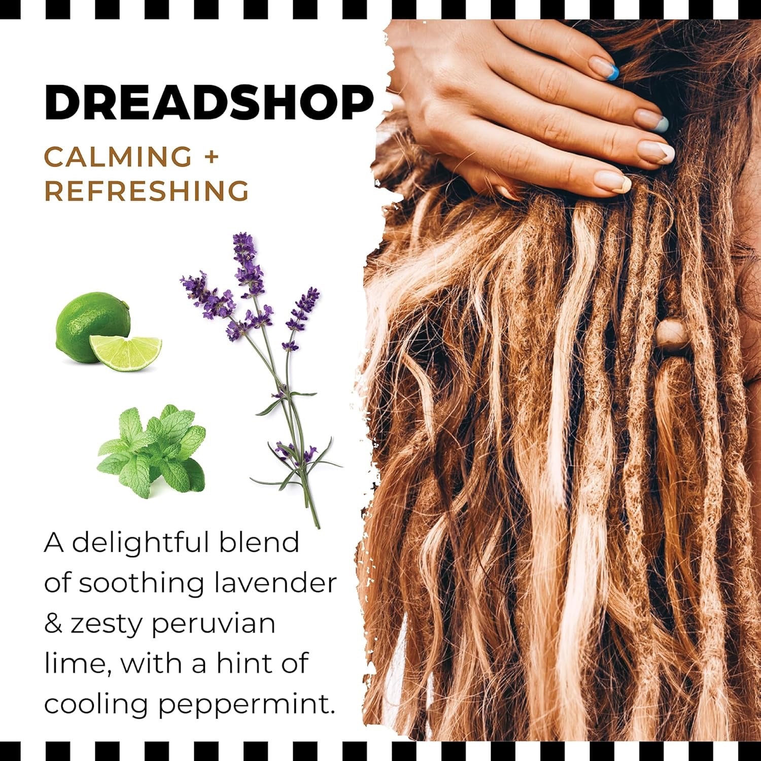 Dollylocks Refreshening Spray | Lavender Lime Peppermint | Dreadshop