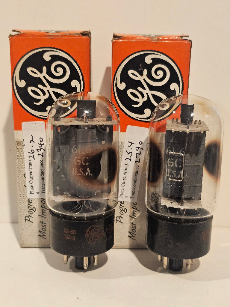 Matched Pair GE 6L6GC – Doug's Tubes