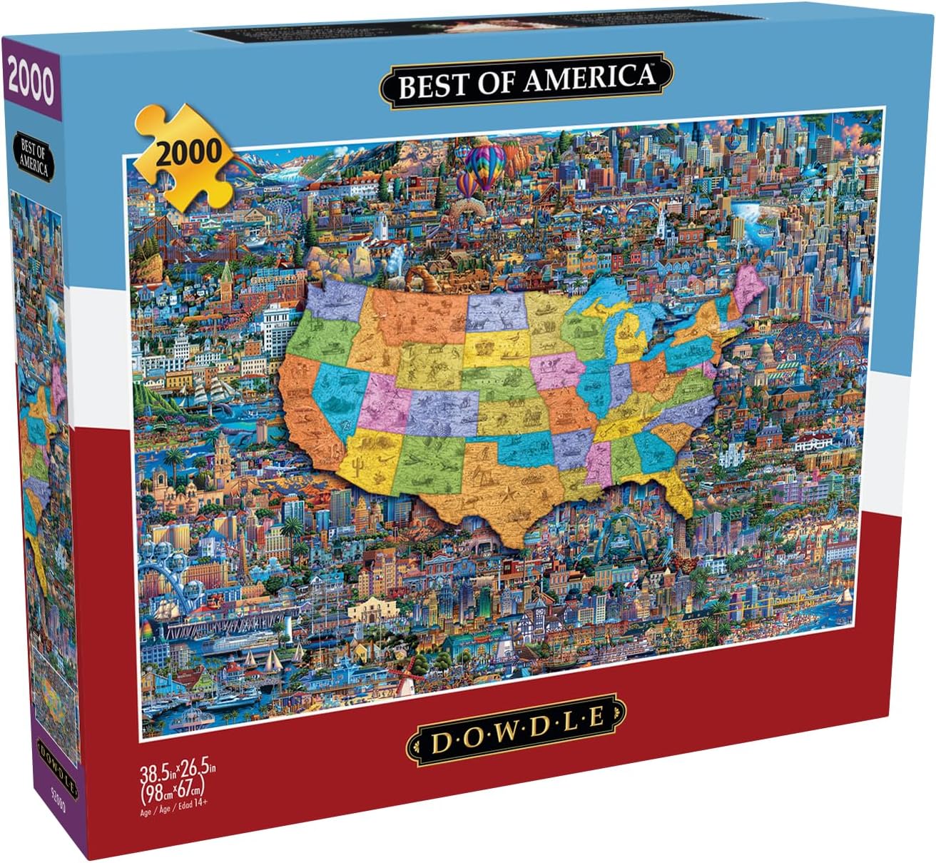 Best of America - Buffalo Games Edition - 2000 Pieces – Dowdle
