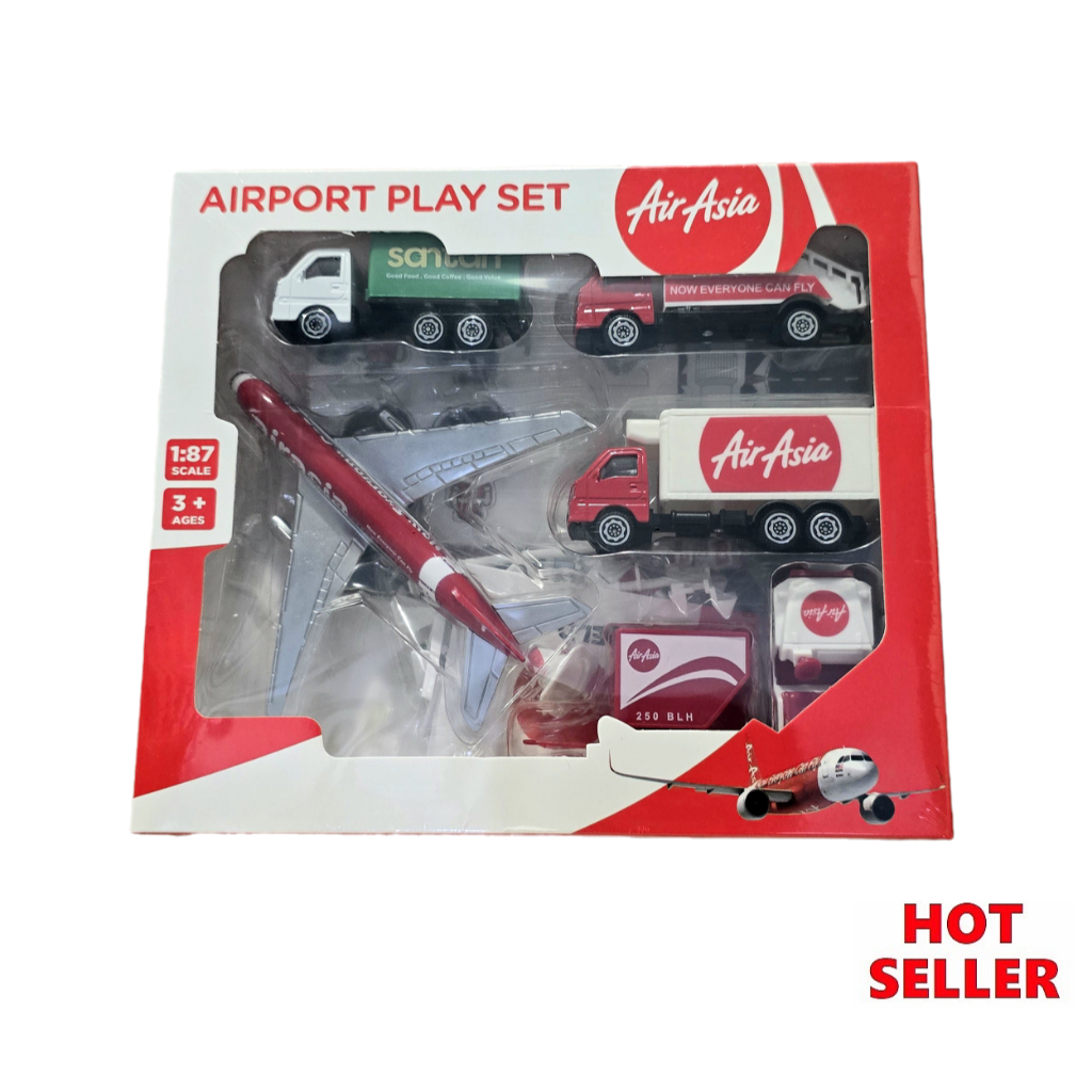 🇲🇾 AirAsia Airport Play Set 💯 | Shopee Malaysia