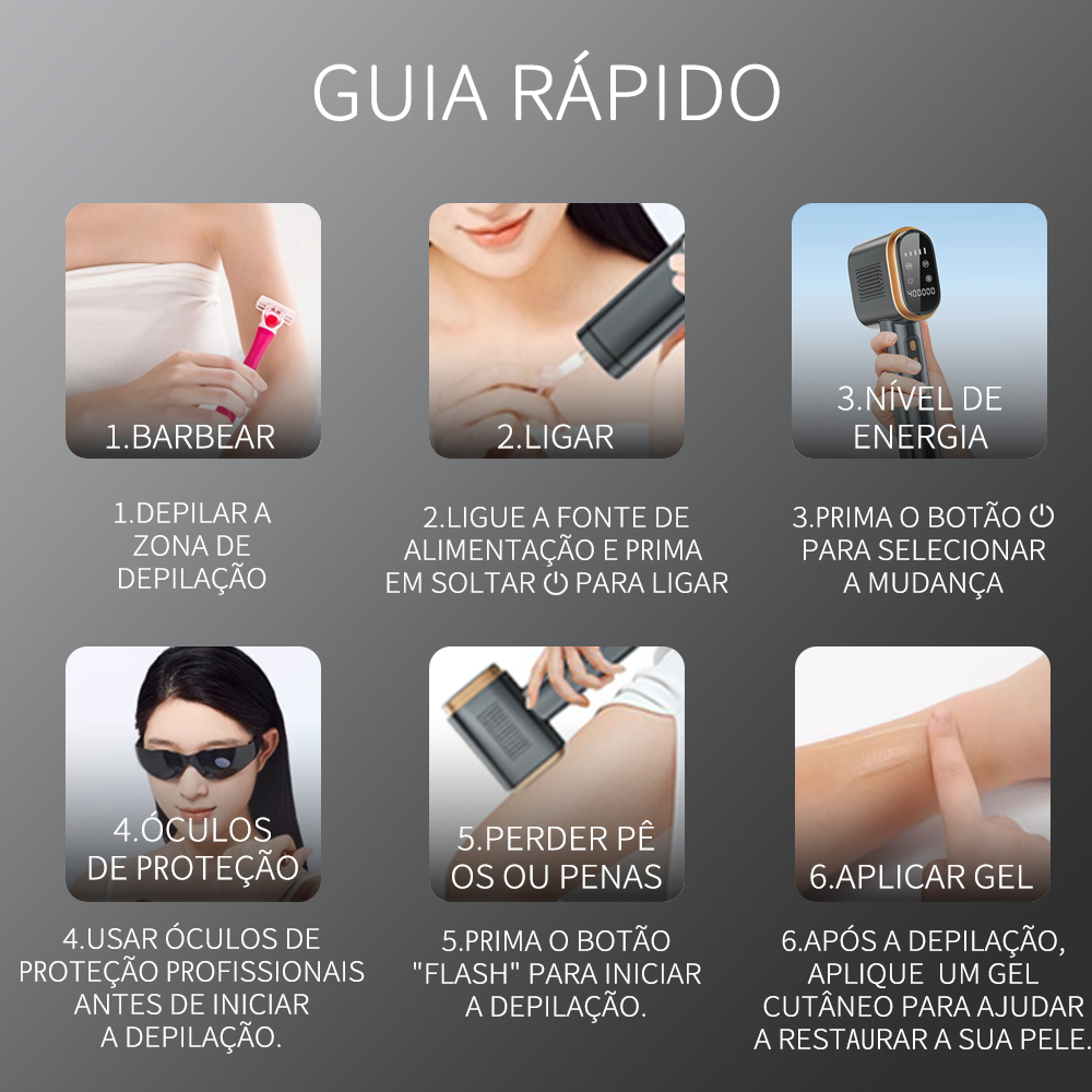 Depiladora A Laser Ice COOL IPL Hair Removal Máquina De Depilação