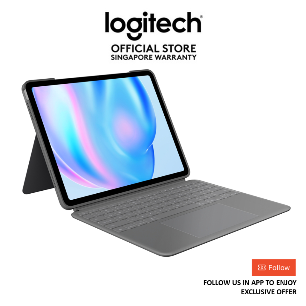 Logitech Combo Touch Detachable Keyboard Case For Ipad Air [M3