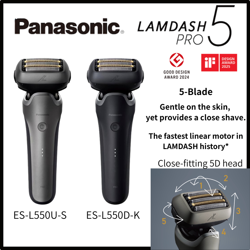 Panasonic Lamdash PRO 5-Blade ES-L550U-S/ES-L550D-K Electric