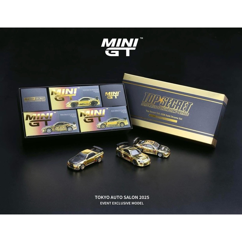 🎁暫售出｜限量3000組🎁 2025 東京改裝車展TAS miniGT × TOP SECRET