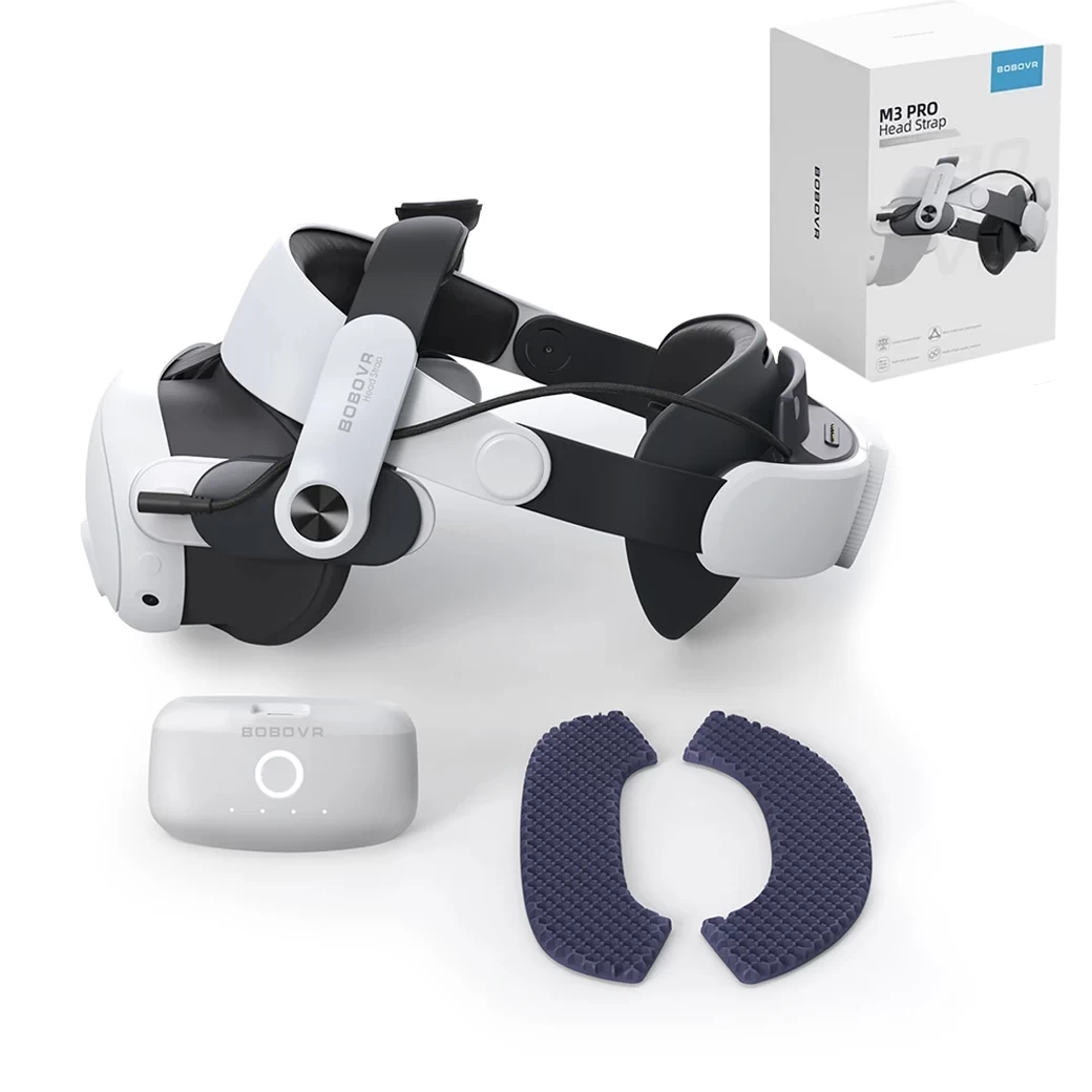 Meta Quest 3 : BOBOVR M3 Pro Head Strap Compatible With Magnetic