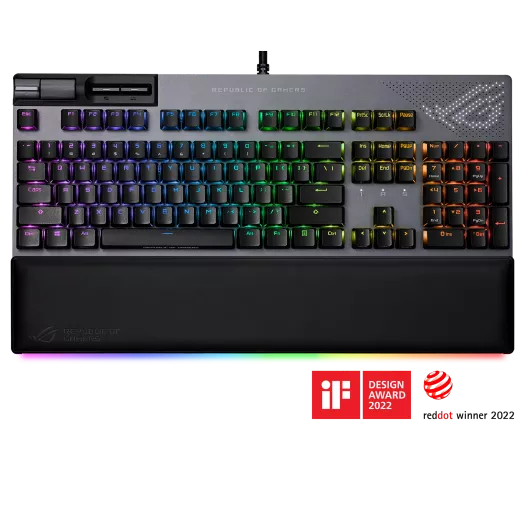 ROG Strix Flare II Animate Gaming Keyboard | PBT Keycaps | Gaming