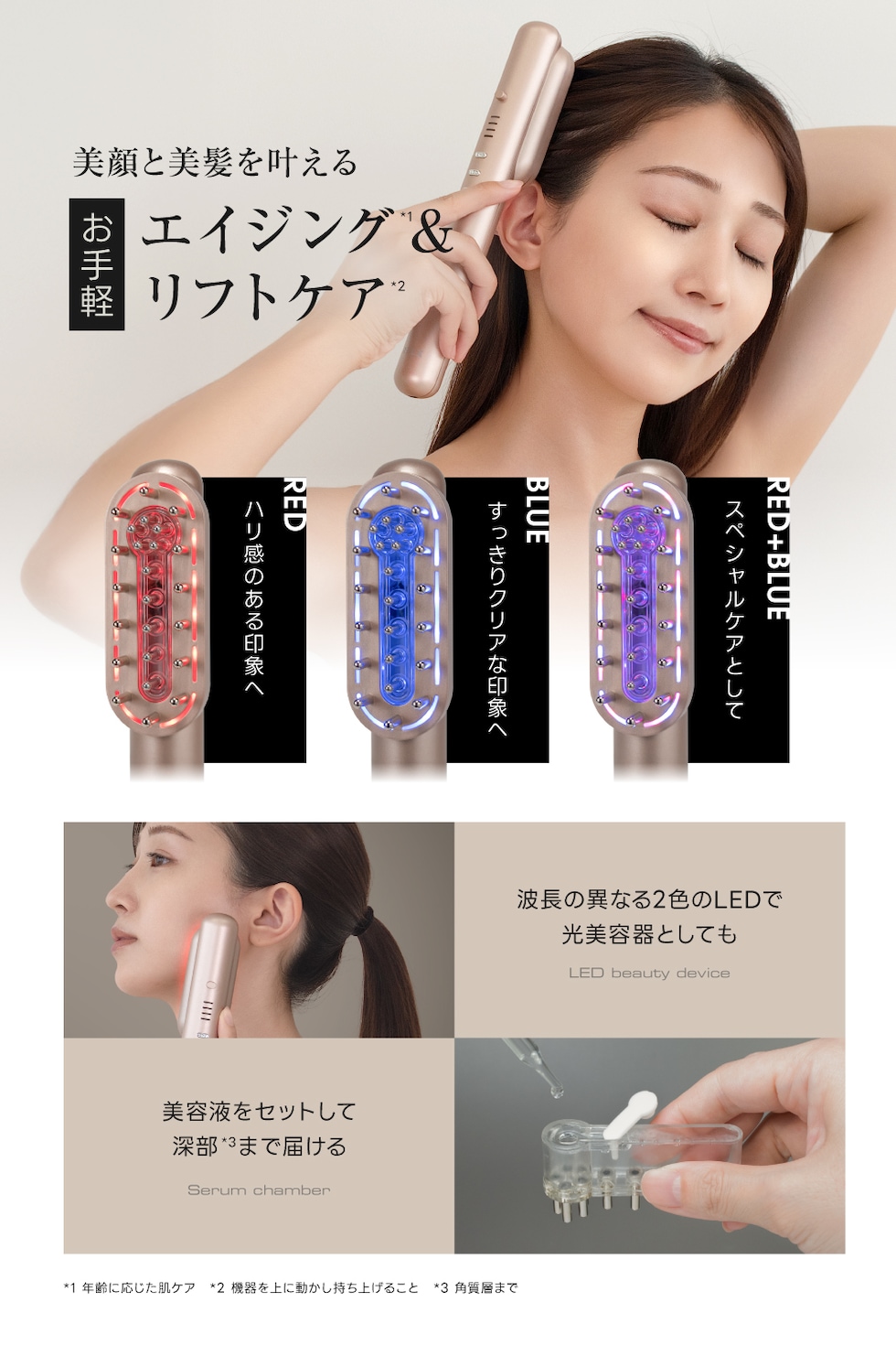 dショッピング |【ポイント大増量】RELX EMS 電気ブラシ 美顔器【日本