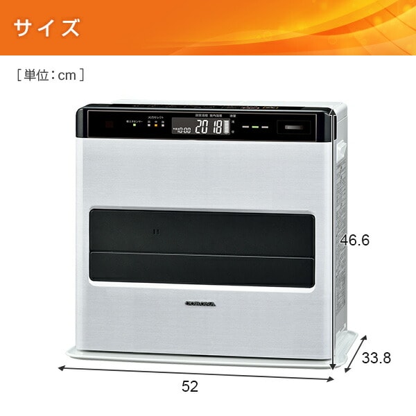 dショッピング |メーカー3年保証 石油ファンヒーター WZシリーズ